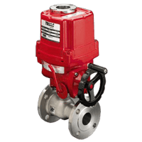 A-T Controls Fire safe Unibody Flanged Automated Ball Valve, F91 Series